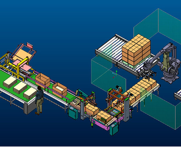 片材封箱碼垛解決方案